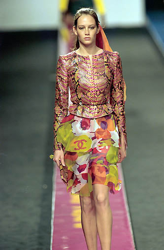 Lysis vintage Chanel multicolor printed silk skirt - S - Spring 2000