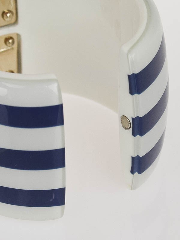 Lysis vintage Chanel stripes cuff - 2010s