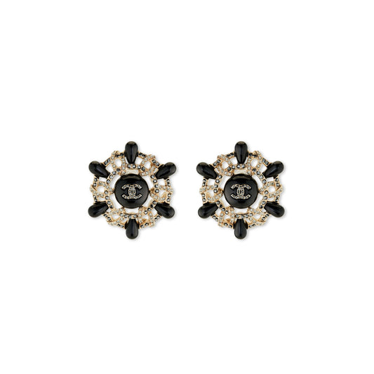 Lysis vintage Chanel round earrings - Métiers d'art Hambourg 2017/2018