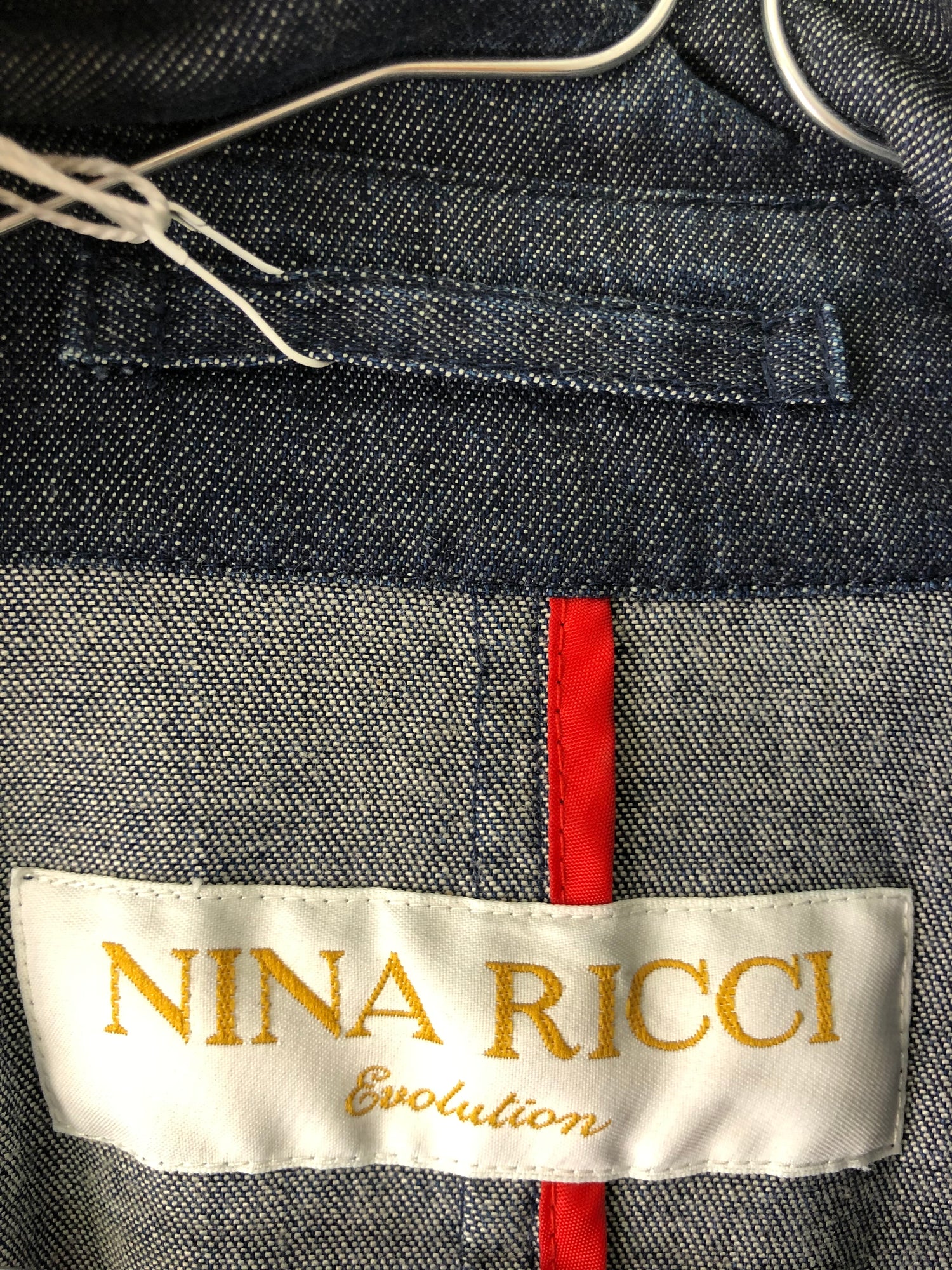 Nina Ricci vintage denim trench coat - M - 2000s