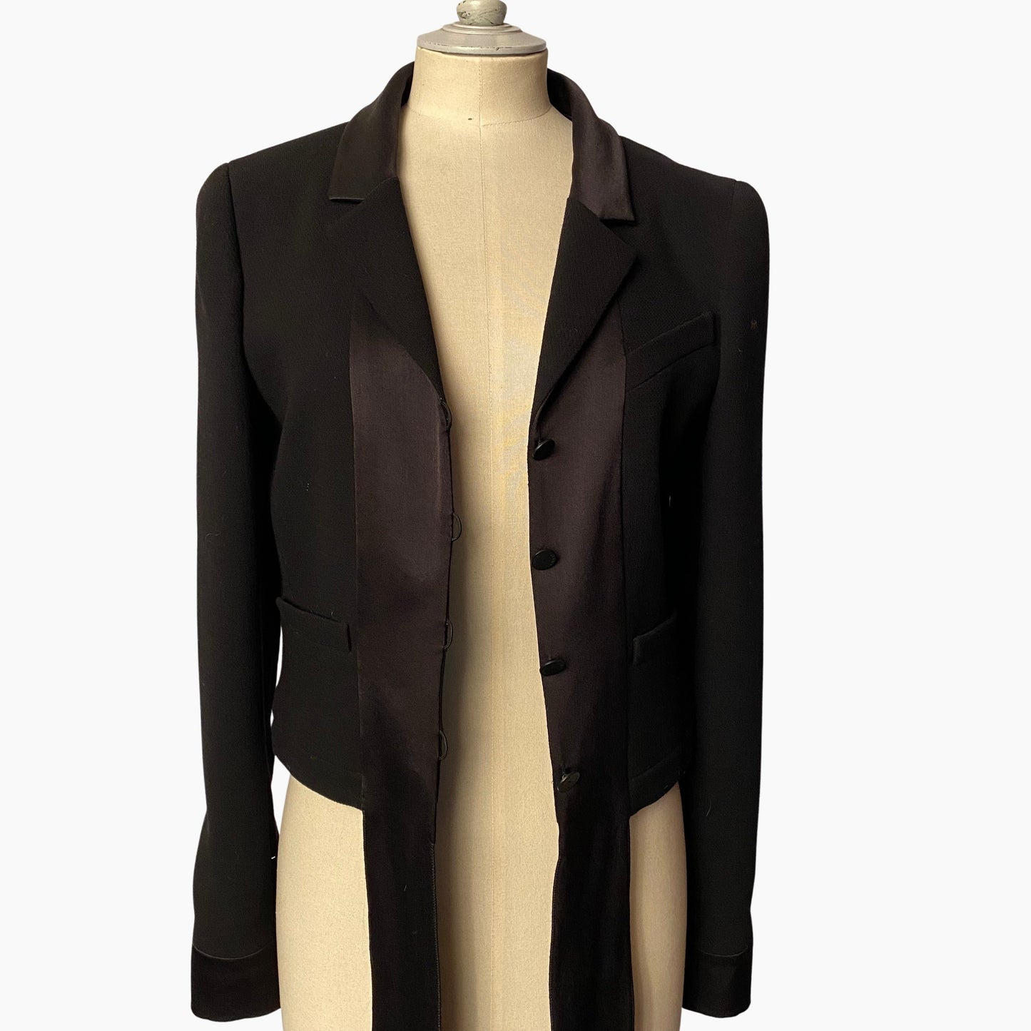 Lysis vintage Chanel black jacket with ribbon - S - Spring 2004