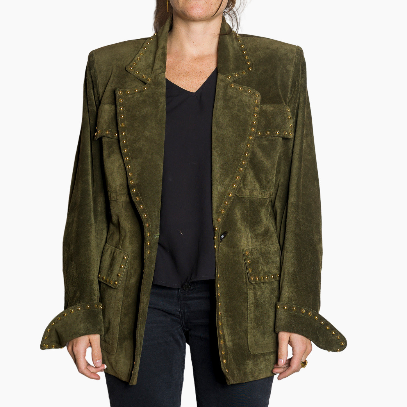 Lysis vintage Saint Laurent suede jacket - M - 1990s