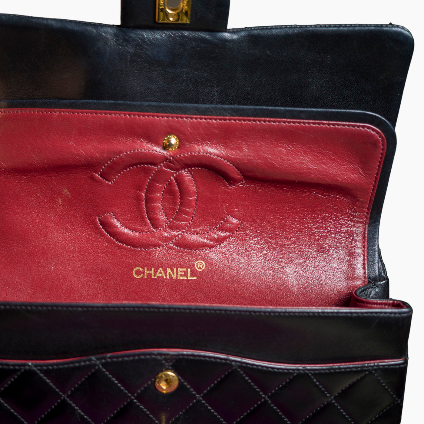 Lysis vintage Chanel black Timeless 25 bag - 1996