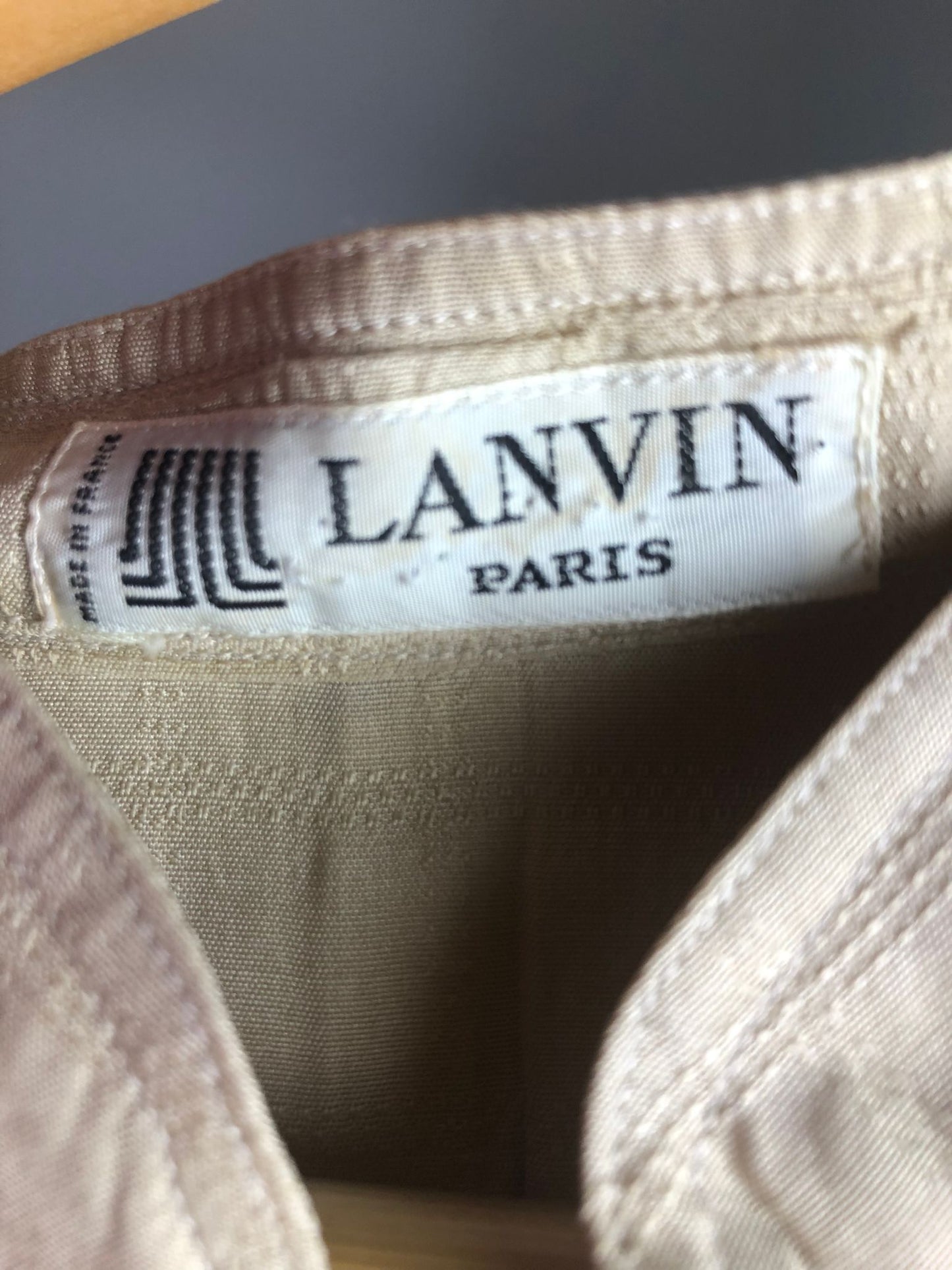 Lanvin vintage beige dress - M - 1980s