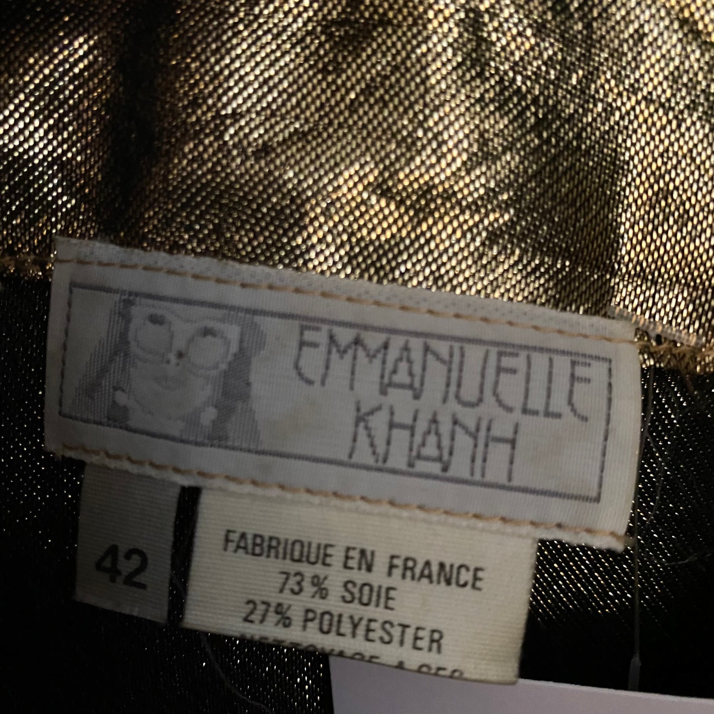 EMMANUELLE KHANH Tops vintage Lysis Paris pre-owned secondhand