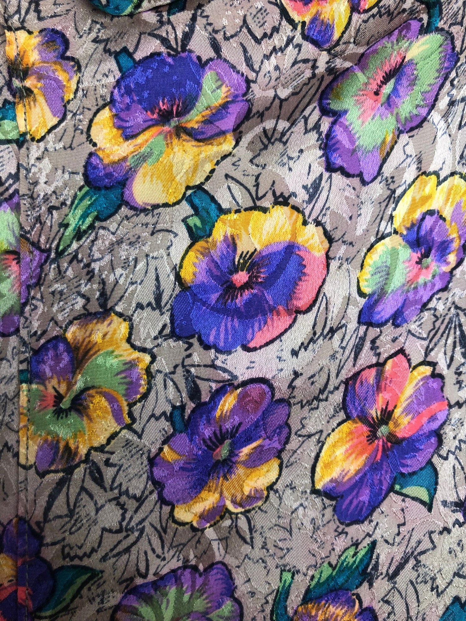 Emanuel Ungaro vintage anemone blouse - M - 1990s