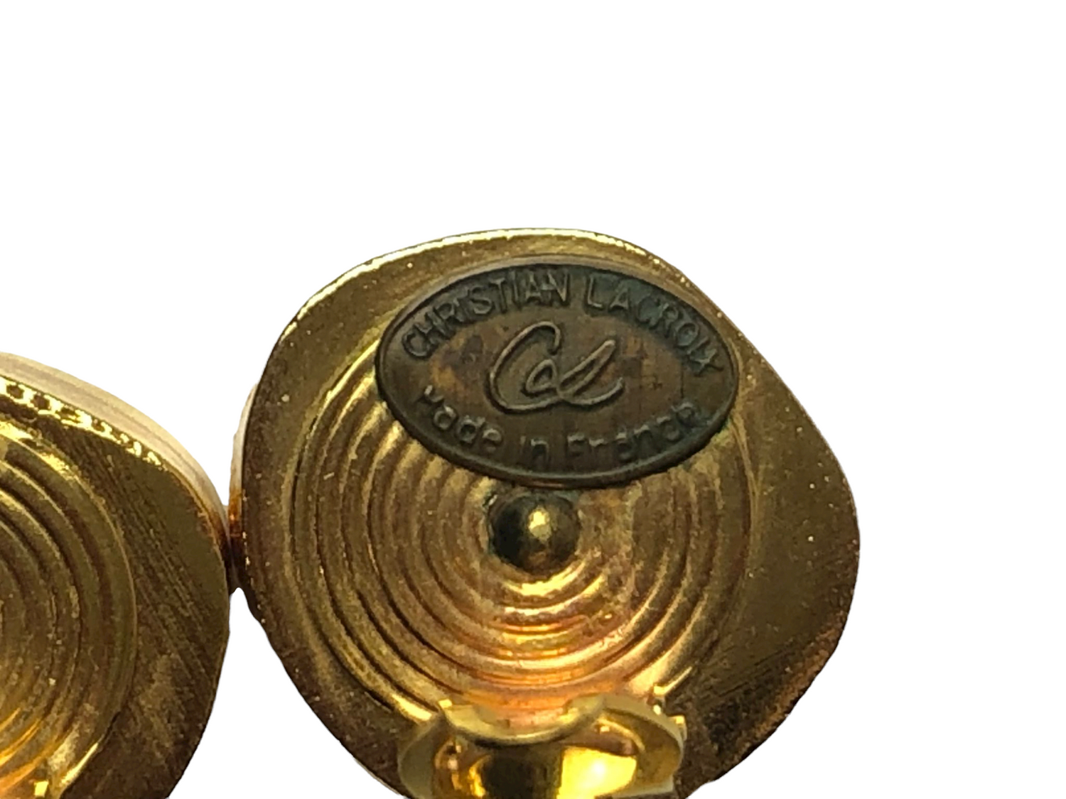CHRISTIAN LACROIX Earrings vintage Lysis Paris pre-owned secondhand