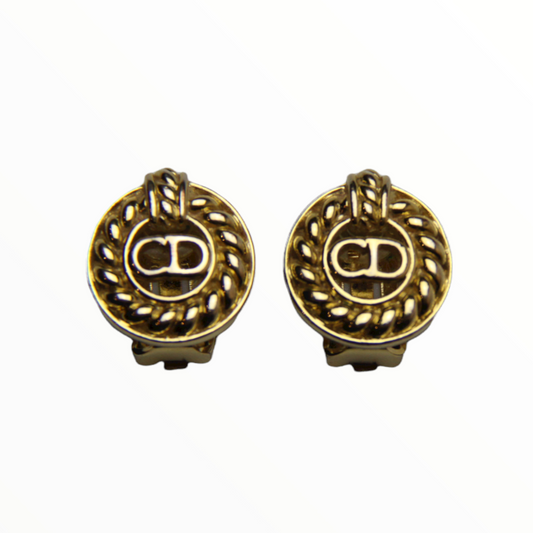 CHRISTIAN DIOR Earrings vintage Lysis Paris pre-owned secondhand