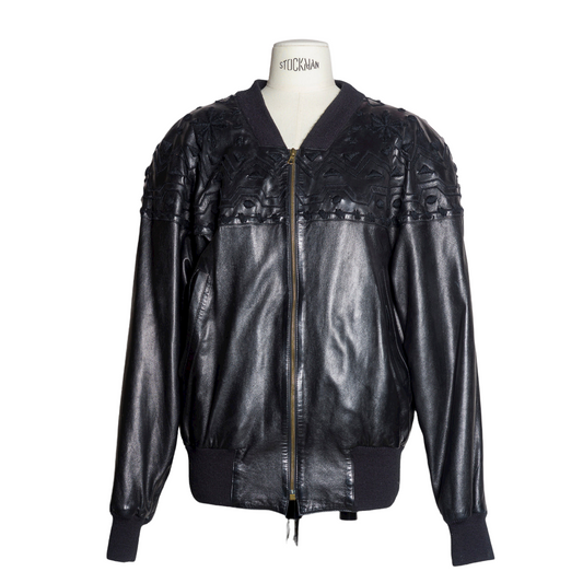 CLAUDE MONTANA Leather jackets vintage Lysis Paris pre-owned secondhand