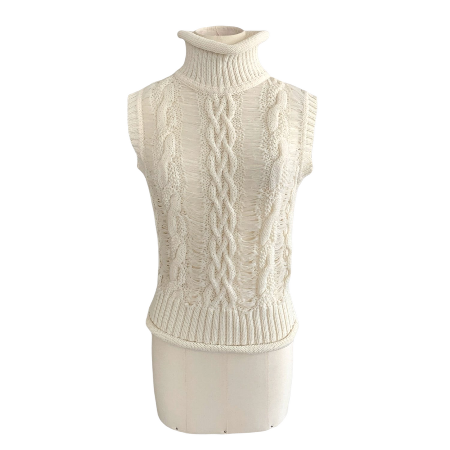 Dior sleeveless turtleneck sweater - L - 2000s