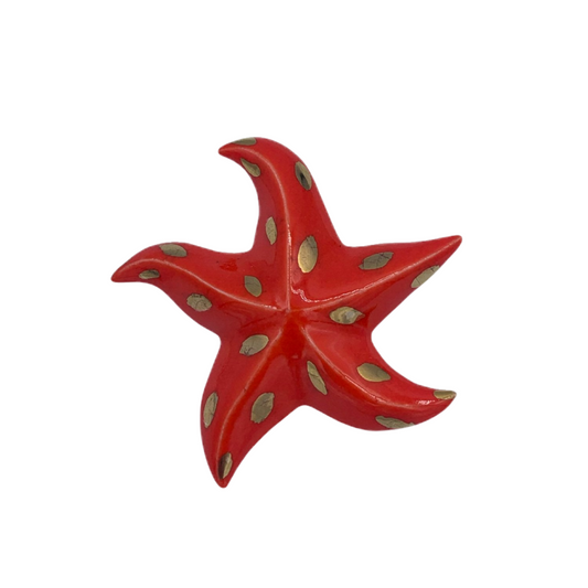 Yves Saint Laurent starfish brooch - 1980s
