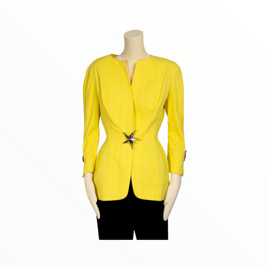 Thierry Mugler vintage yellow jacket - S - 1990s