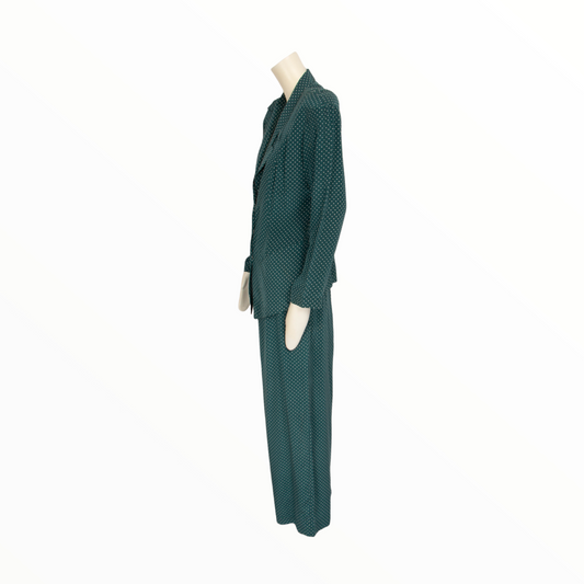 Thierry Mugler vintage silk ensemble - L - 1990s