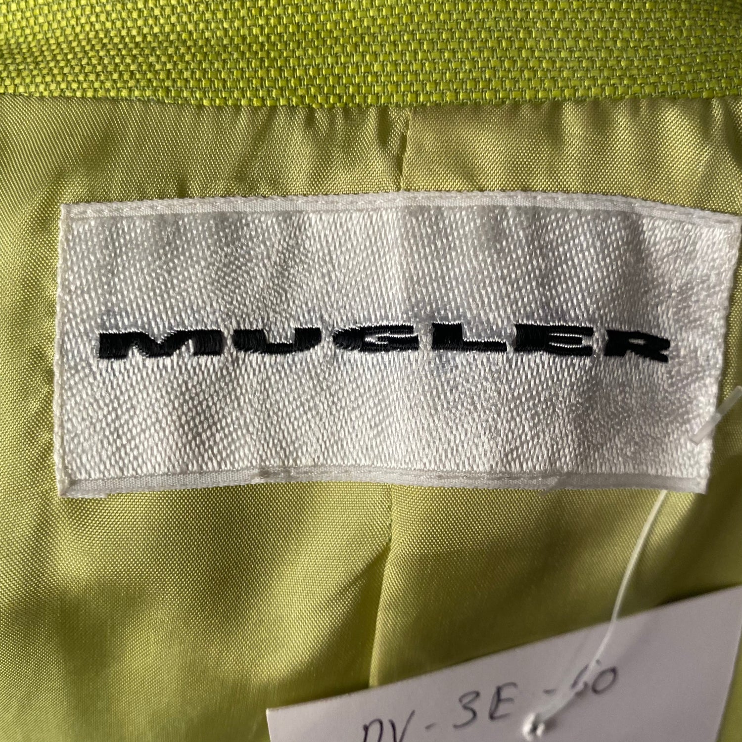 Thierry Mugler vintage lime green cropped jacket  - S - 1990s