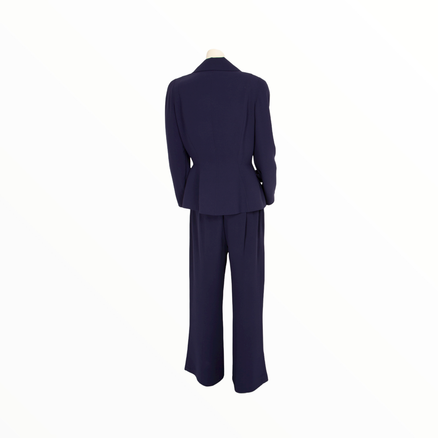 Thierry Mugler vintage blue pants suit - M - 1990s