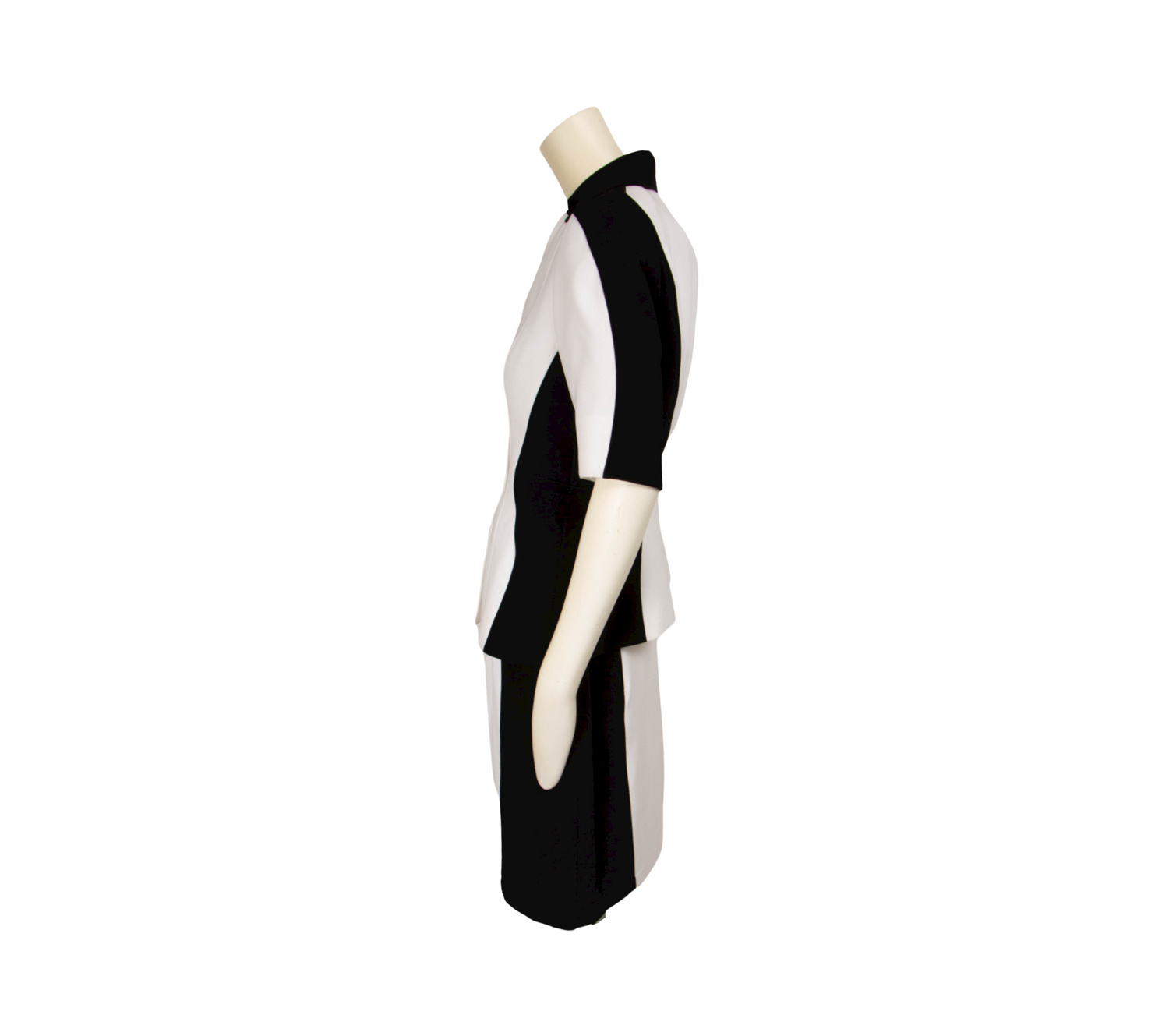 Thierry Mugler vintage white and black skirt ensemble - S - 1990s