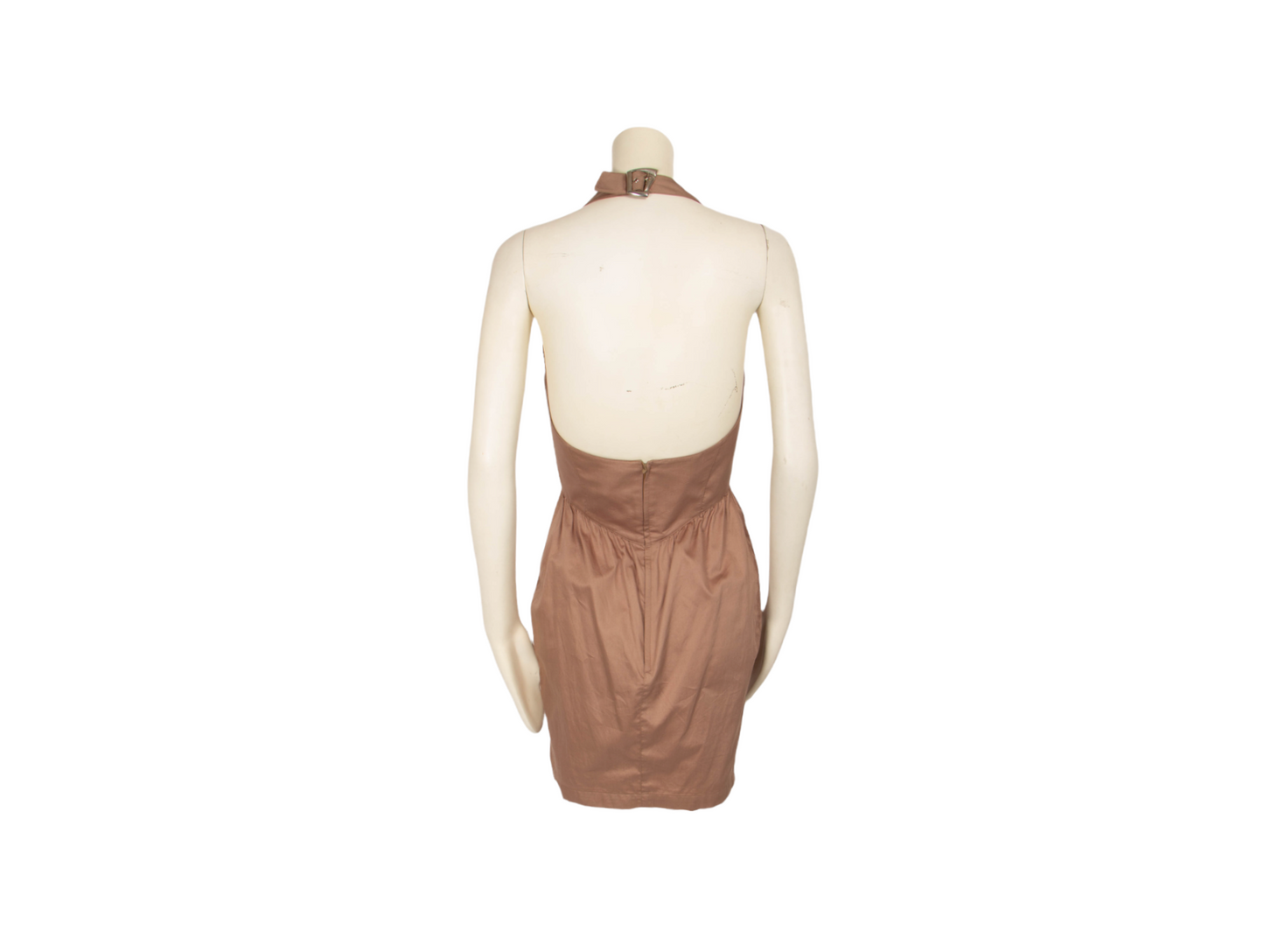 Thierry Mugler vintage bare back cotton dress - S - 1990s