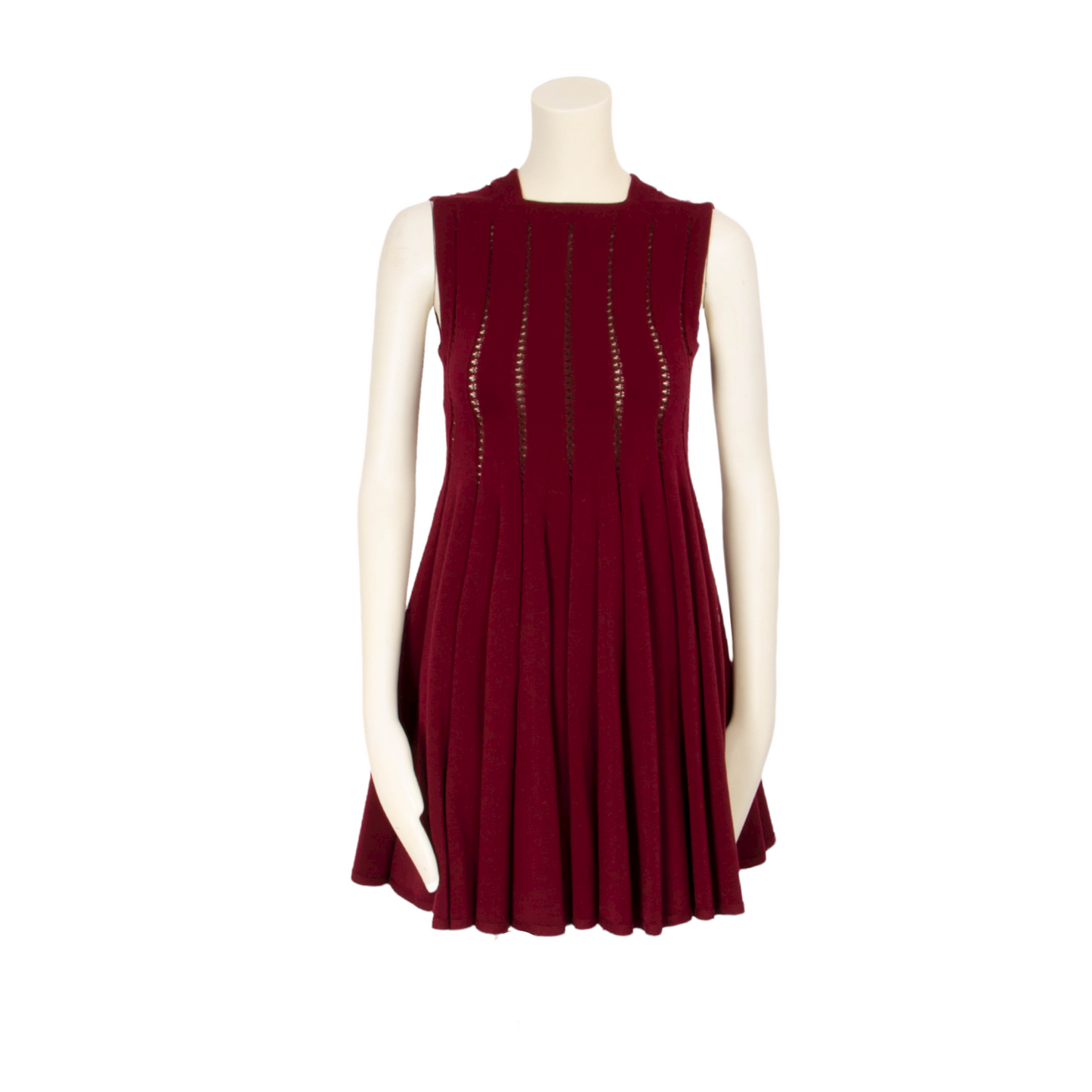 Alaïa vintage burgundy dress - S - 2000s