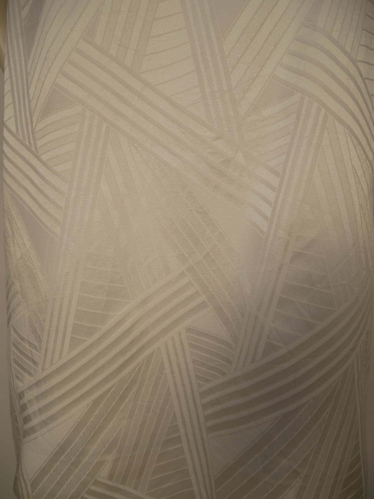 Courrèges vintage jacquard white skirt - S - 1980s
