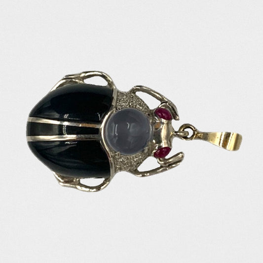 Lysis vintage Louis Vuitton scarab pendant
