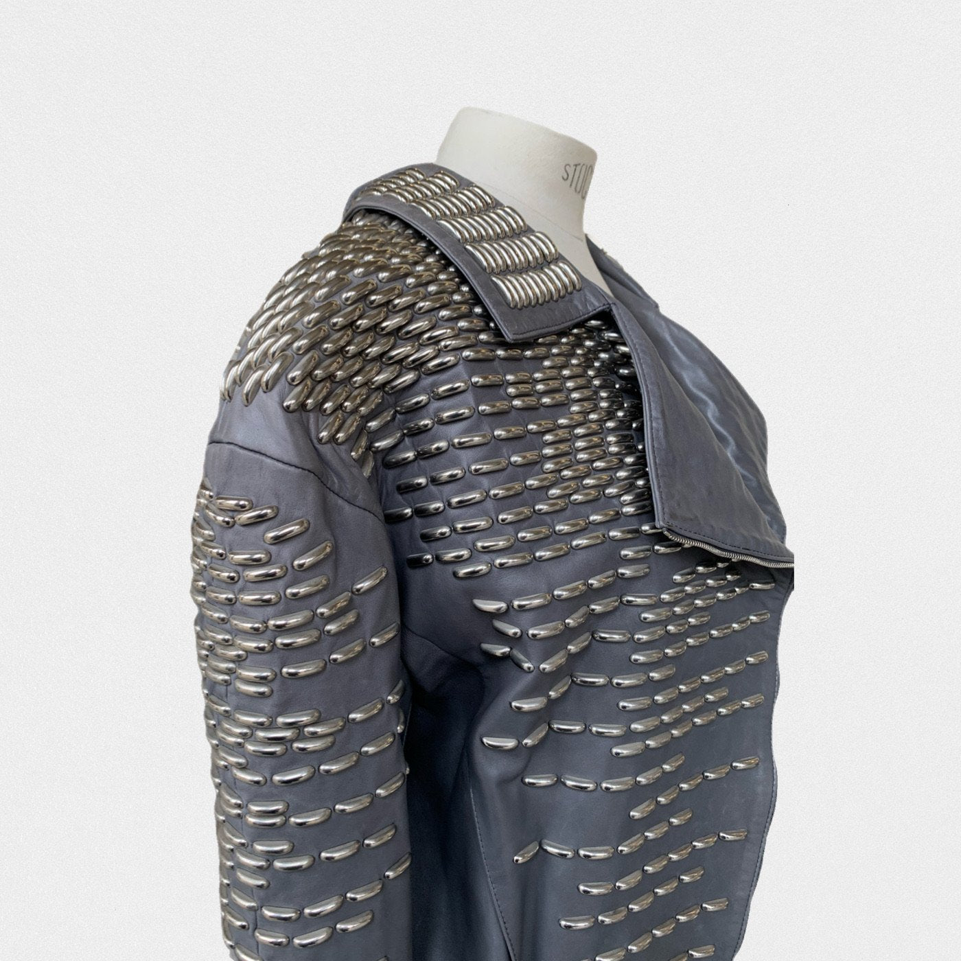 Lysis vintage Claude Montana Ideal leather jacket - L - 1986