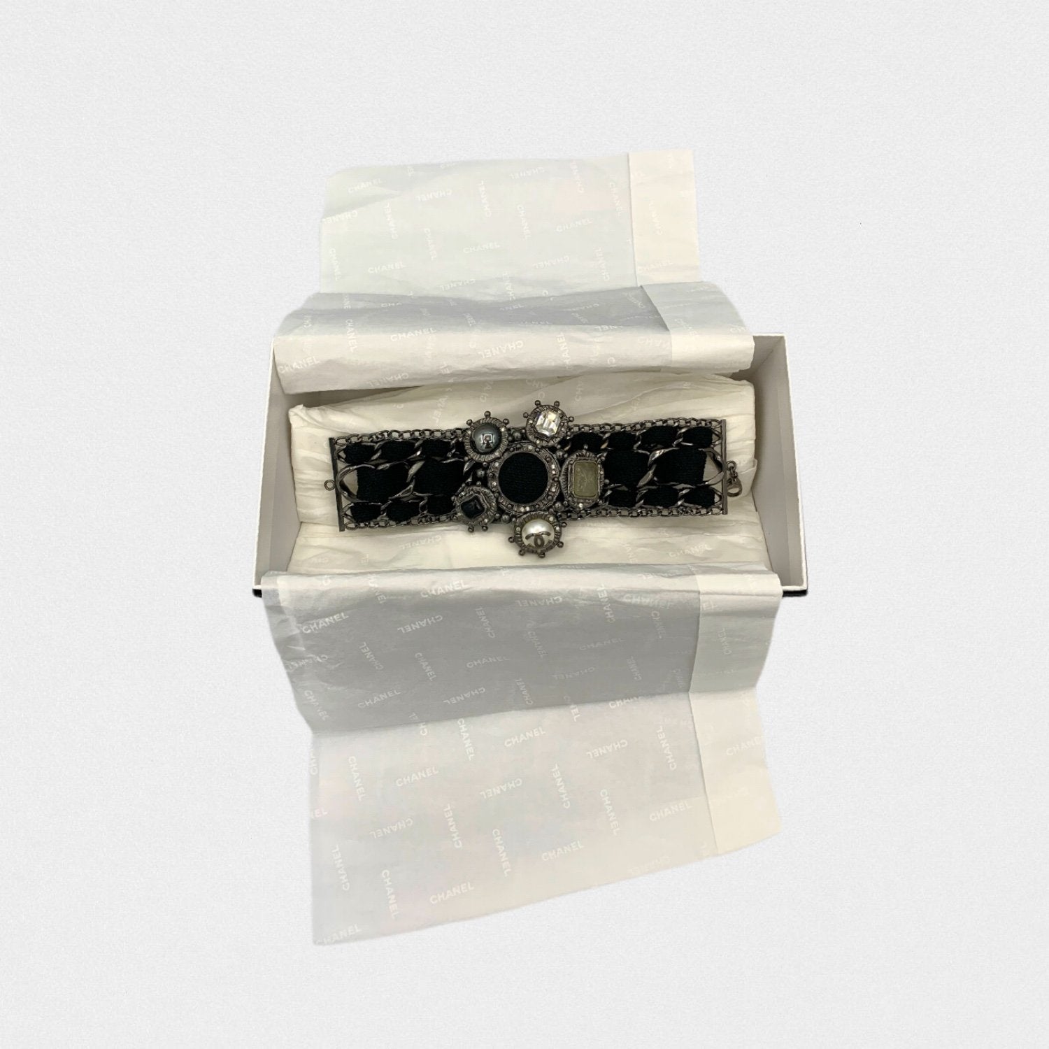 Lysis vintage Chanel leather bracelet - 2000s