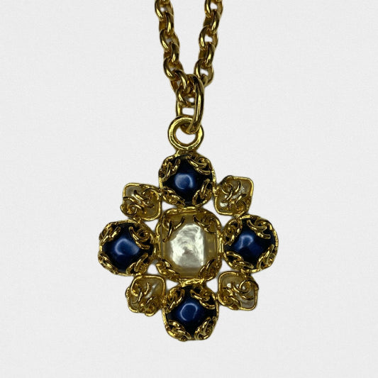 Lysis vintage Chanel Gripoix necklace - 1980s