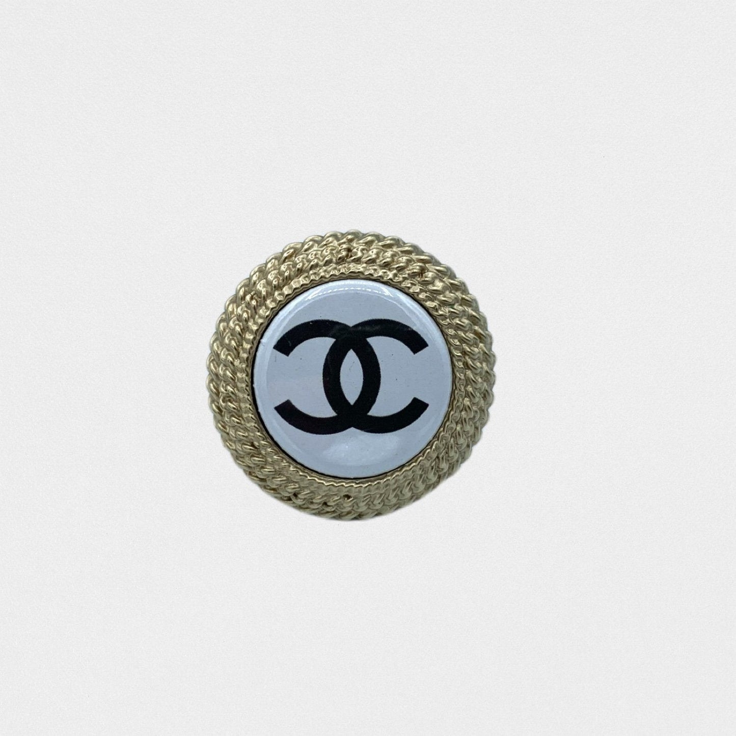Lysis vintage Chanel CC ring - T51 - 2010s