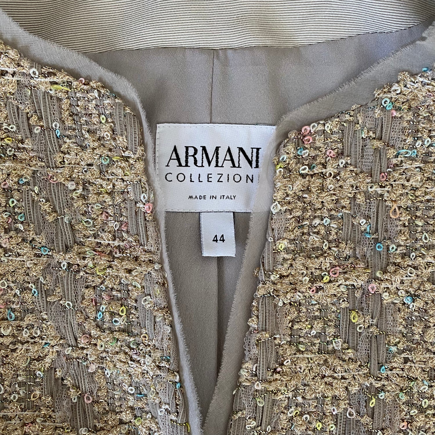 Armani Collezioni tweed jacket - L - 2000s