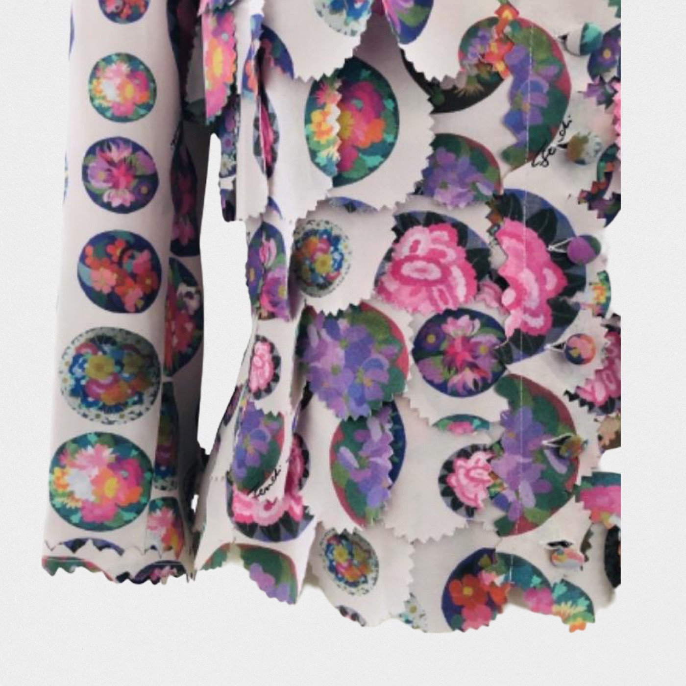 Lysis vintage Fendi petal shirt by Karl Lagerfeld - XS - 2000s