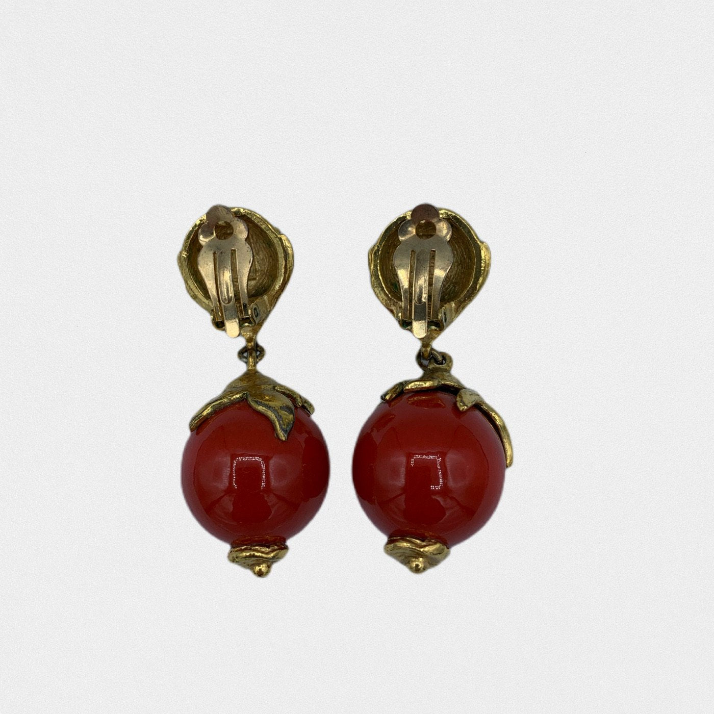 Lysis vintage Yves Saint Laurent Cherry earrings - 1980s