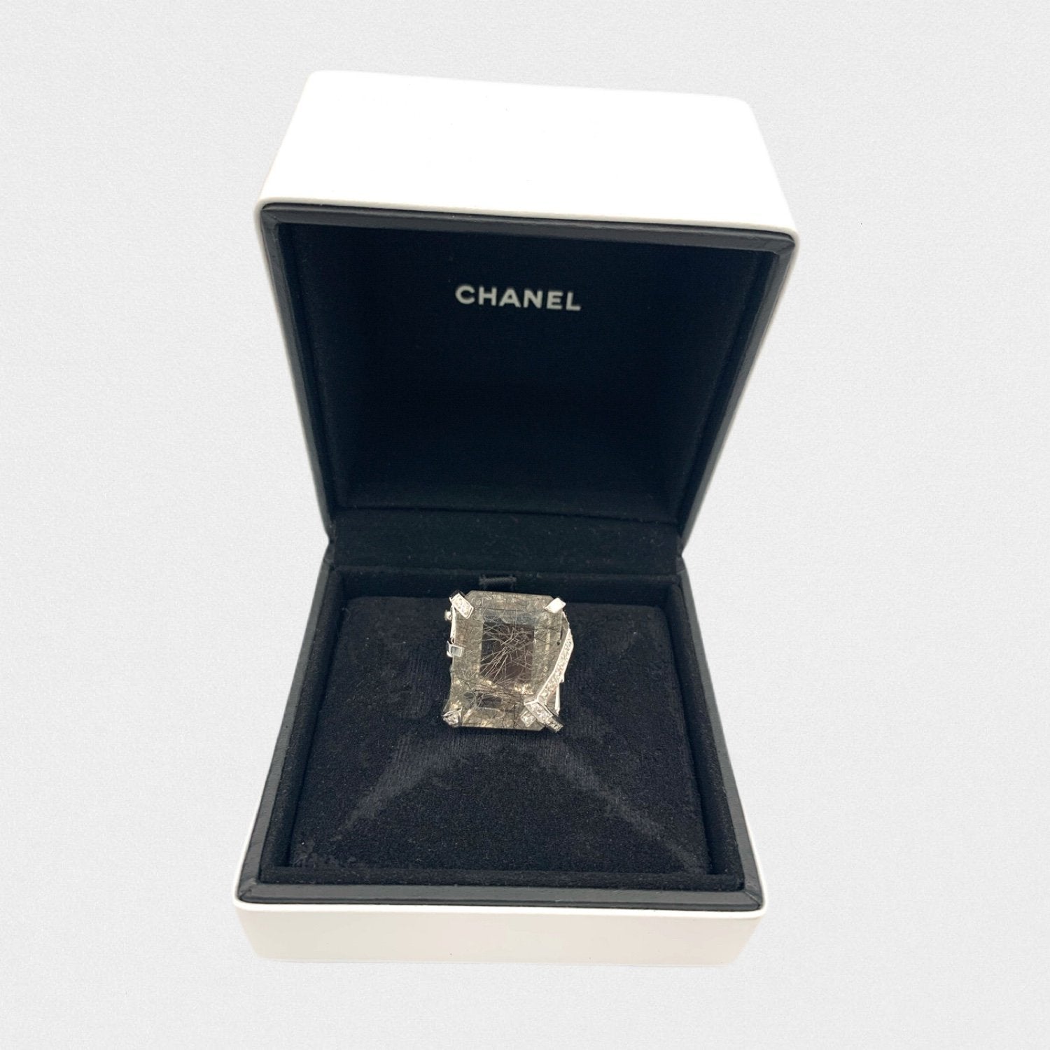 Lysis vintage Chanel rutile quartz and diamonds ring - 49