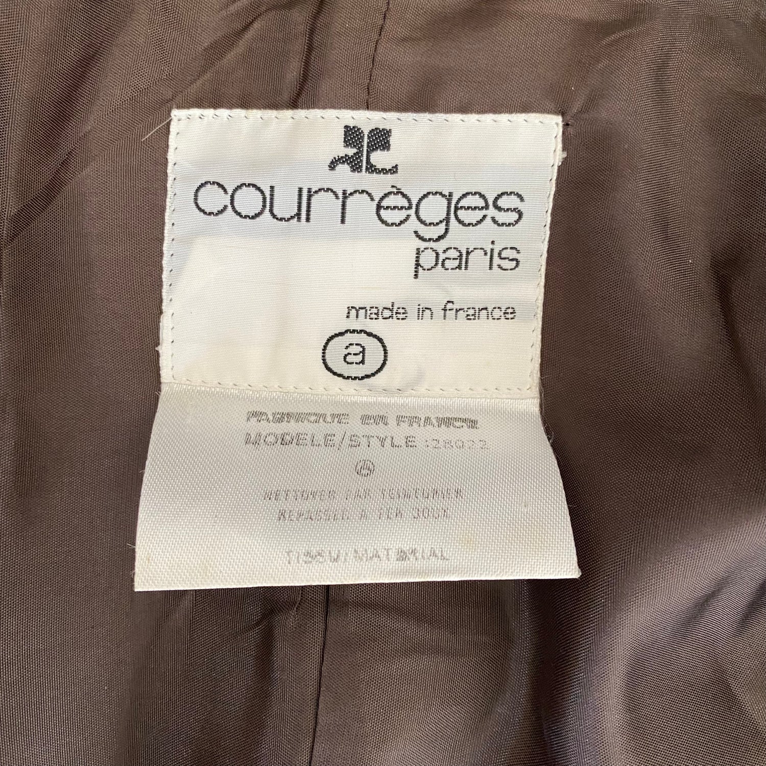 Courrèges corduroy jacket - S - 1970s