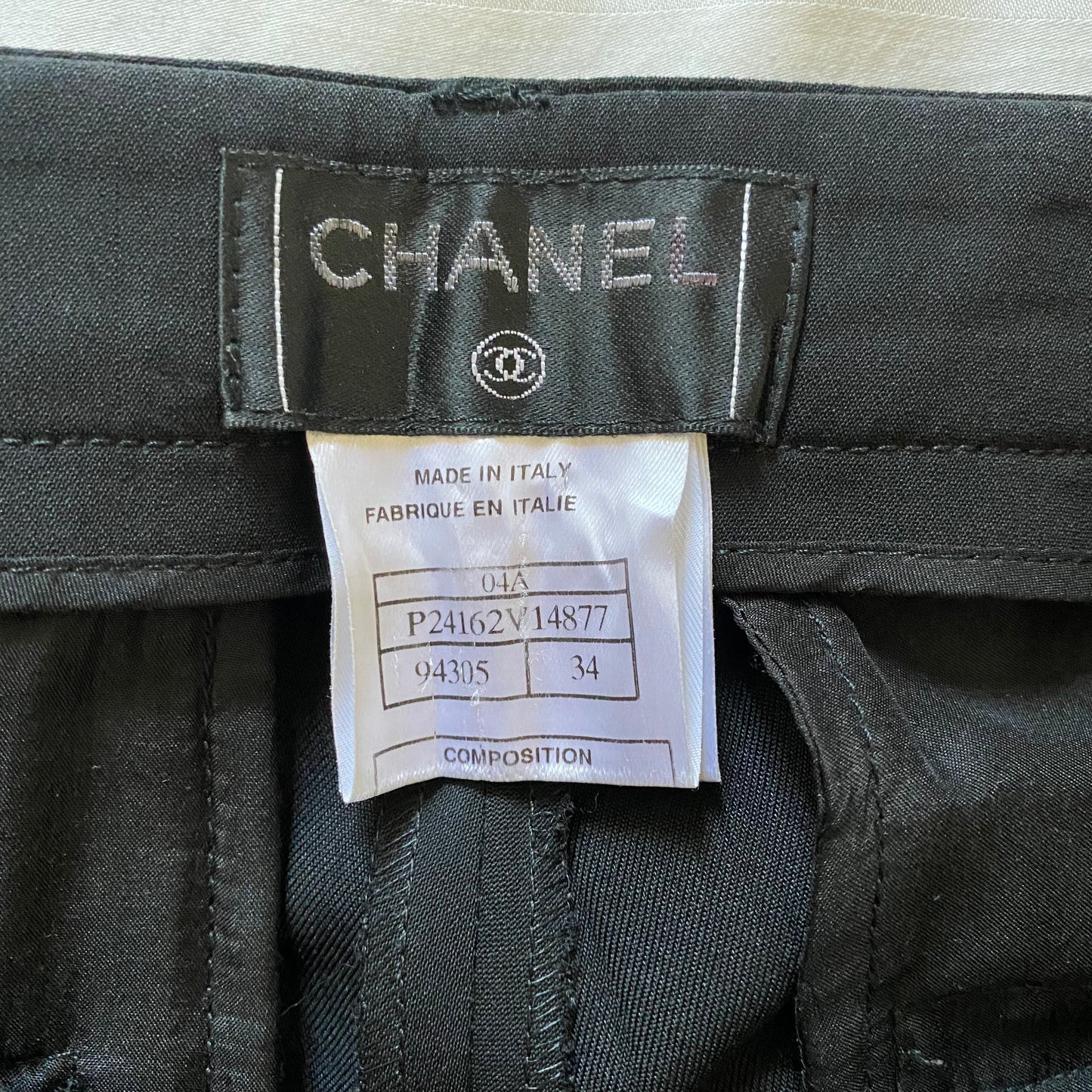 Chanel black pants - S - 2000s